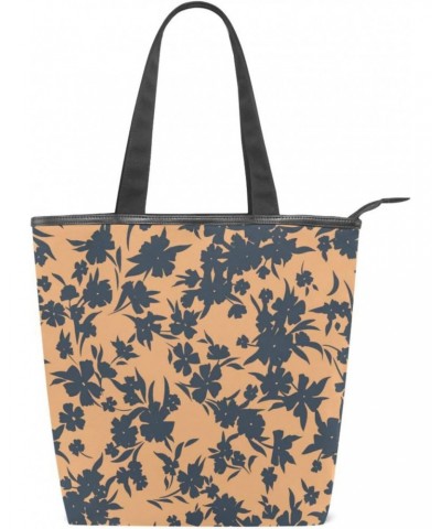 Pretty Floral The Tote Bag for Women Big Capacity Women's Shoulder Handbags Canvas Shopping Dating Bag $12.64 Totes