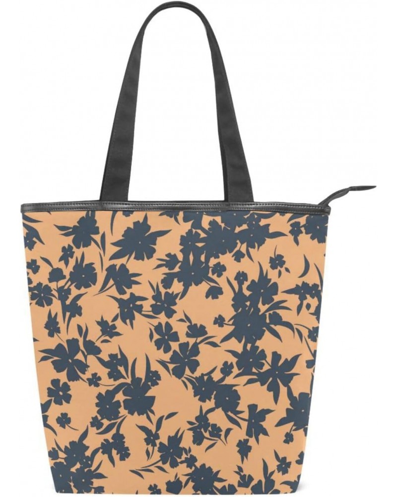 Pretty Floral The Tote Bag for Women Big Capacity Women's Shoulder Handbags Canvas Shopping Dating Bag $12.64 Totes