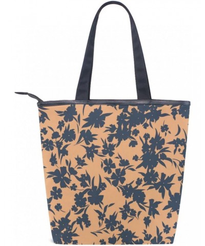 Pretty Floral The Tote Bag for Women Big Capacity Women's Shoulder Handbags Canvas Shopping Dating Bag $12.64 Totes