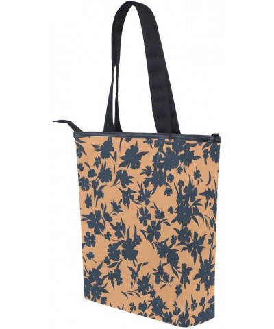 Pretty Floral The Tote Bag for Women Big Capacity Women's Shoulder Handbags Canvas Shopping Dating Bag $12.64 Totes