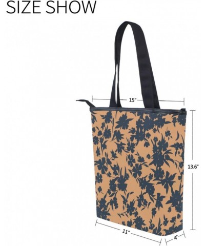 Pretty Floral The Tote Bag for Women Big Capacity Women's Shoulder Handbags Canvas Shopping Dating Bag $12.64 Totes