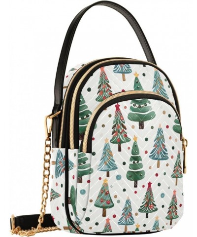 Christmas Tree Small Crossbody Bags for Women Cell Phone Shoulder Purse Handbags Wallet 21215644 $15.38 Crossbody Bags