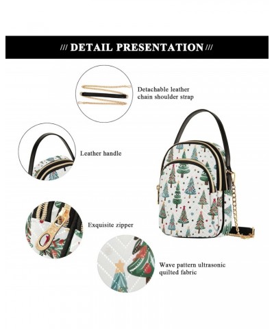 Christmas Tree Small Crossbody Bags for Women Cell Phone Shoulder Purse Handbags Wallet 21215644 $15.38 Crossbody Bags