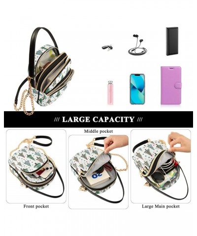 Christmas Tree Small Crossbody Bags for Women Cell Phone Shoulder Purse Handbags Wallet 21215644 $15.38 Crossbody Bags