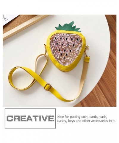 5pcs Messenger Bag Kids Crossbody Bag Girl Purse Kids Decor Crossbody Bags for Girls Small Sequin Cartoon Fruit Design Bag Fr...