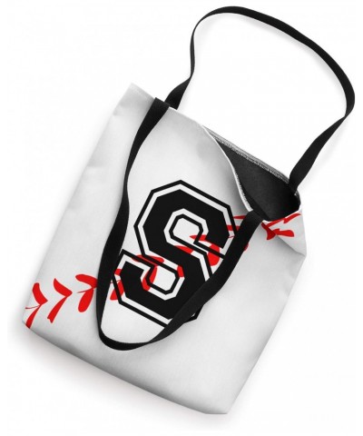 S Baseball Jersey Uniform Name Initial Letter Game Play Tote Bag $12.45 Totes