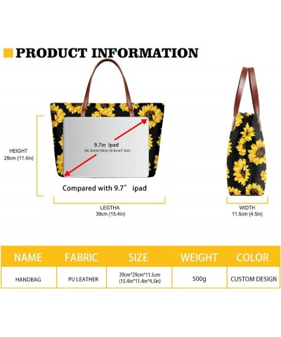 Womens Tote Hand Bag with Zipper Casual Handbags Trendy Polyester Storage Purses Large Utility Shoulder Handbags Brown Leopar...