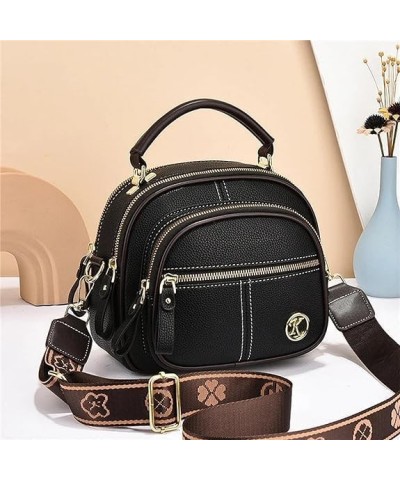 Gpmsign Leather Bag, Multifunctional Compartment Adjustable Wide Shoulder Strap Leather Bag A $27.52 Backpacks