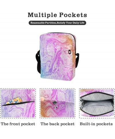 Crossbody Phone Bag, Small Messenger Shoulder Bag, Cash Handbag Wallet Purse Multi 2 $20.15 Crossbody Bags