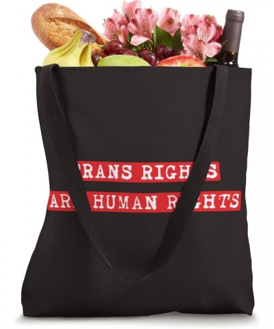 TRANS RIGHTS ARE HUMAN RIGHTS Tote Bag $11.13 Totes