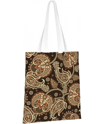 Paisley Single Shoulder Fashion Canvas Tote Shopping Bags Handbags For Men And Women Paisley30 $10.93 Totes