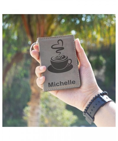 ID Holder Wallet, Vietnamese Pig, Personalized Engraving Included (Teal) Light Brown $16.23 Wallets