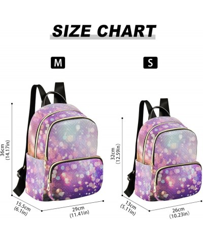 Women Backpack Night Merry Sparks Glitter Durable Travel Backpack Lightweight Handbag Lady Purse Roomy Double Zipper Weekend ...