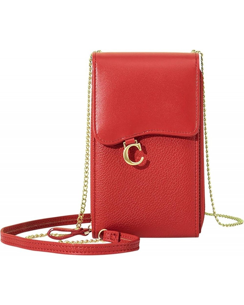 Women Large Capacity Mobile Bag Card Slot Shoulder Strap Beach Bags Handbags & Shoulder Bags Red One Size $10.32 Shoulder Bags