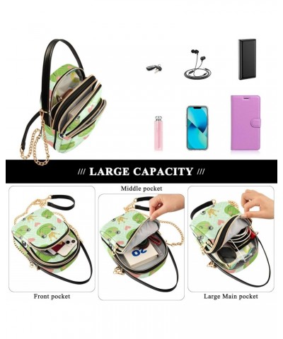 Small Crossbody Bags for Women Trendy Cute Frog Red Heart Travel Sling Bag Women's Crossbody Handbags Satchel Bags $10.66 Sat...