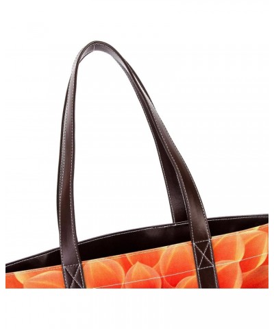 Large Tote Bags for Women, Faux Leather Strap and Bottom, Canvas Shoulder Bag Handbag, flowers $25.40 Totes