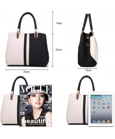 Women Handbag PU Leather Long Strap Shoulder Bag for Ladies Tote Bag Crossbody Bags Pink $20.38 Totes