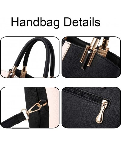 Women Handbag PU Leather Long Strap Shoulder Bag for Ladies Tote Bag Crossbody Bags Pink $20.38 Totes