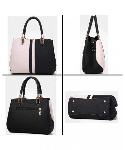 Women Handbag PU Leather Long Strap Shoulder Bag for Ladies Tote Bag Crossbody Bags Pink $20.38 Totes