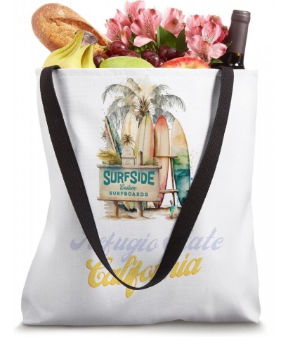 Refugio Beach, California, 2024 Seashore Destinations Tote Bag $12.71 Totes