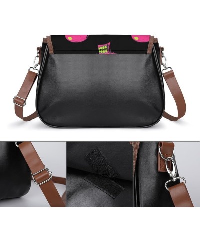 Women's Vintage Crossbody Bag Fashion Shoulder Bag Purse With Adjustable Strap Color307 $16.67 Totes