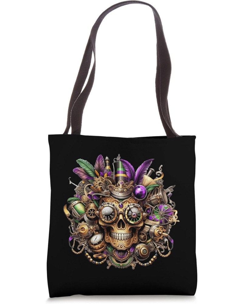 Steampunk Mardi Gras Sugar Skull Mardi Gras Steampunk Tote Bag $13.23 Totes