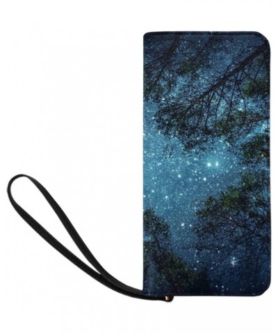 Starry Night Nebula Space Galaxy Milky Way Womens Clutch Wallet Large Wristlet Zipper Clutch Large Travel Purse Design 1 $21....