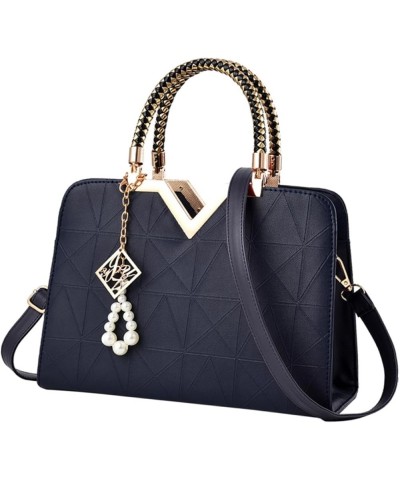 Women Bag Handbags Shoulder Bag Women Handbag Lady Bags High Capacity White Miss Dark Blue $14.61 Totes