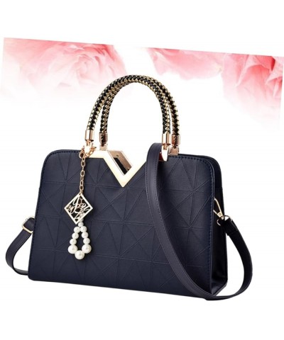 Women Bag Handbags Shoulder Bag Women Handbag Lady Bags High Capacity White Miss Dark Blue $14.61 Totes