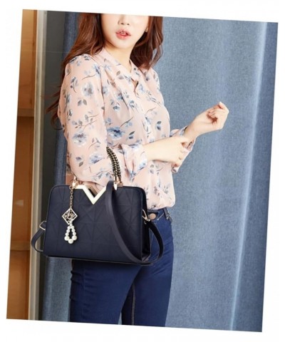 Women Bag Handbags Shoulder Bag Women Handbag Lady Bags High Capacity White Miss Dark Blue $14.61 Totes