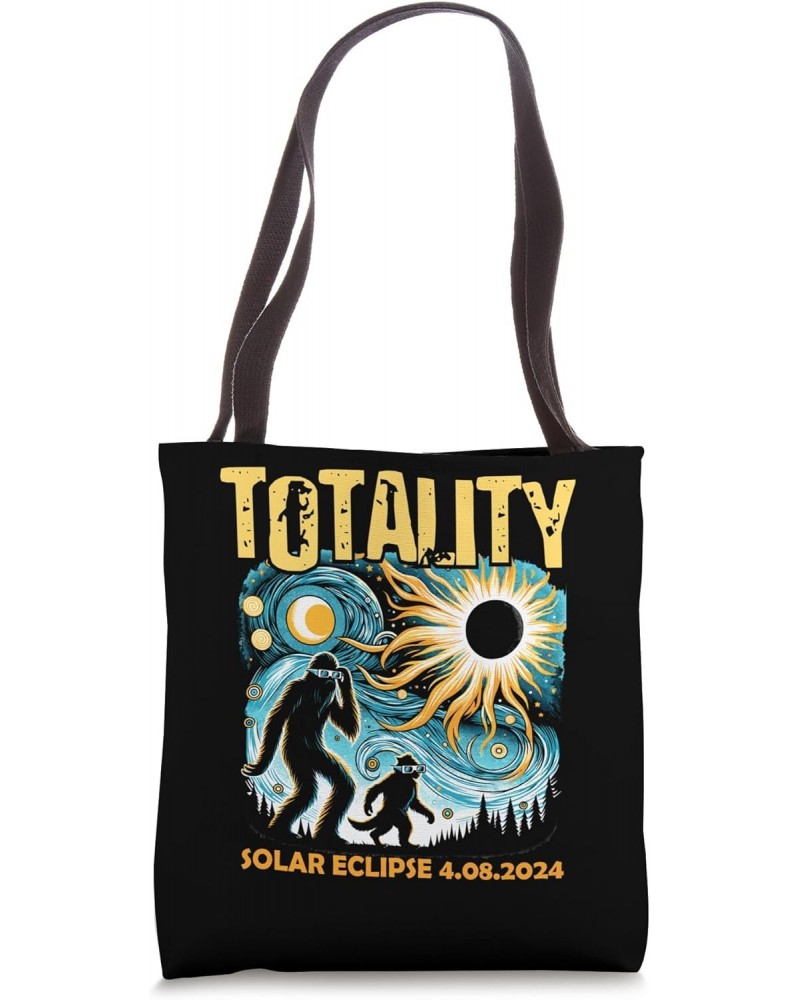 Totality Solar Eclipse 2024 - Bigfoot Eclipse Watcher Tote Bag $9.84 Totes