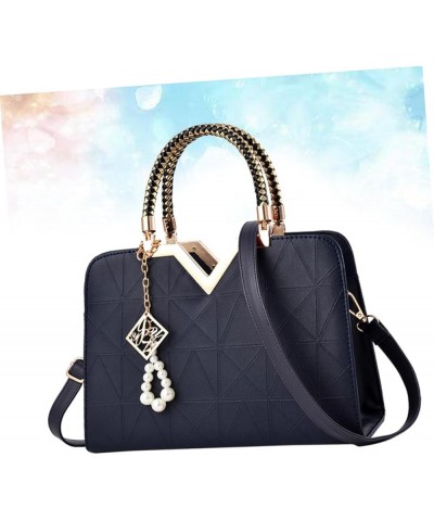 Women Bag Handbags Shoulder Bag Women Handbag Lady Bags High Capacity White Miss Dark Blue $14.61 Totes