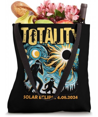 Totality Solar Eclipse 2024 - Bigfoot Eclipse Watcher Tote Bag $9.84 Totes