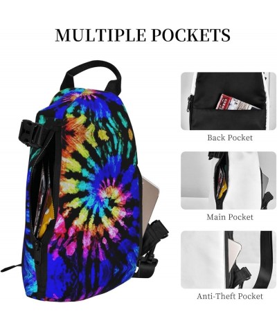 Sunflower.. Print Cross Bag Casual Sling Backpack,Daypack For Travel,Hiking,Gym Shoulder Pack Tie Dye One Size $14.75 Backpacks