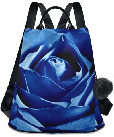 Backpack Purse for Women Fashion Travel Anti-theft Rose Blue Daypack Casual Shoulder Bag Medium Size $24.36 Backpacks