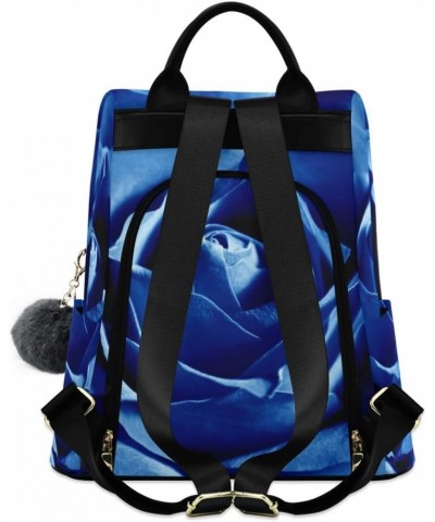 Backpack Purse for Women Fashion Travel Anti-theft Rose Blue Daypack Casual Shoulder Bag Medium Size $24.36 Backpacks