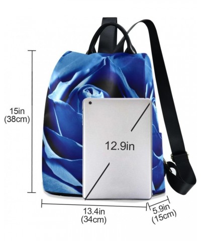 Backpack Purse for Women Fashion Travel Anti-theft Rose Blue Daypack Casual Shoulder Bag Medium Size $24.36 Backpacks