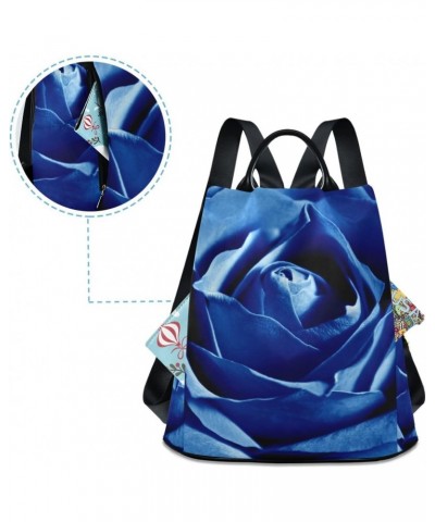 Backpack Purse for Women Fashion Travel Anti-theft Rose Blue Daypack Casual Shoulder Bag Medium Size $24.36 Backpacks