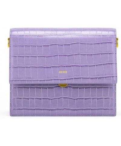 Women's Mini Flap Crossbody Purple $38.25 Crossbody Bags