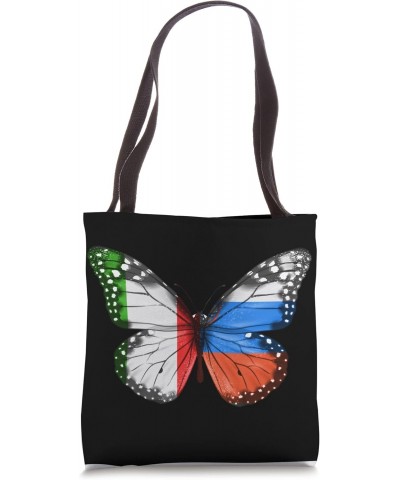 Italian Slovenian Flag Butterfly Tote Bag $15.09 Totes