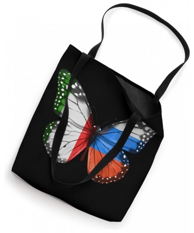 Italian Slovenian Flag Butterfly Tote Bag $15.09 Totes