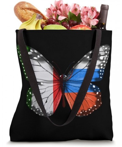 Italian Slovenian Flag Butterfly Tote Bag $15.09 Totes