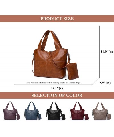 Waterproof Crossbody Bag for Women PU Leather Multi Pockets Shoulder Bag Lightweight Handbag Purse Travel Satchel Red $32.63 ...