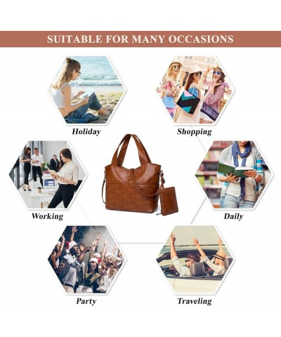 Waterproof Crossbody Bag for Women PU Leather Multi Pockets Shoulder Bag Lightweight Handbag Purse Travel Satchel Red $32.63 ...