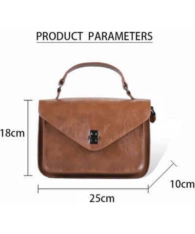 Genuine Leather Women's Bag Outdoor Vacation Crossbody Small Bag Envelope Bag Gift 1 $26.62 Totes