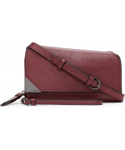 Basalt Organizational Wallet on a String Crossbody Deep Rouge $25.74 Crossbody Bags