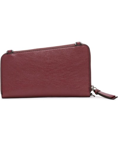 Basalt Organizational Wallet on a String Crossbody Deep Rouge $25.74 Crossbody Bags