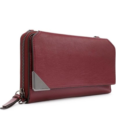 Basalt Organizational Wallet on a String Crossbody Deep Rouge $25.74 Crossbody Bags