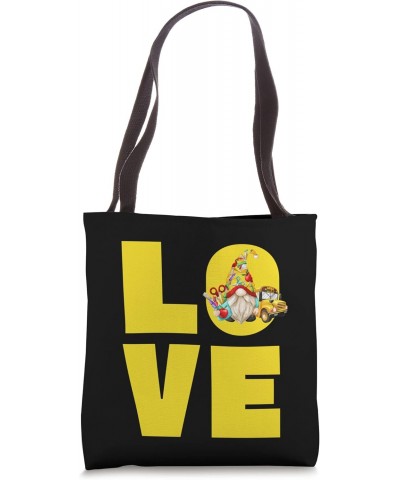 Yellow School Bus Driver Gnome For Women And Teacher Dad Tote Bag $15.33 Totes