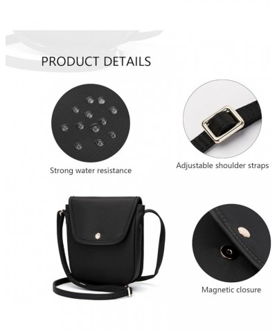 Canvas handbags fashion ins messenger bag trendy casual women's shoulder bag Oxford cloth small square bag Black $10.99 Cross...